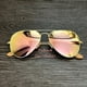 thumbnail image 5 of RB-Hip Hop-sunglasses Aviator Copper Pink Flash Lenses RB3025 Gold Frame 58 / 62 Unisex New, 5 of 5