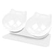 thumbnail image 1 of red Cuenco inclinado para gatos con diseño de 15, soporte protector para el cuello, cuenco alimentador de agua y comida para mascotas elevado, 1 of 5