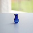 thumbnail image 2 of Pnellth Tiny Decorative Vase Mini Vase Miniature Blue Glass Vase Tiny Decorative Flower Holder for Miniature Houses Diy Projects Small Floral Arrangements, 2 of 8