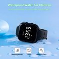 thumbnail image 6 of HUYVMAY Kids Digital Pedometer Watch,USB Rechargeable Watch with Alarm Clock/Stopwatch/Calorie/Distance/Step Tracker for Boys Girls (Age Group 5-16), 6 of 8