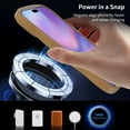 thumbnail image 3 of Allytechgroup iPhone 17 Pro Max Case with 2 Pcs Screen Protector, Compatible with Magsafe Stylish Wave Frame Design Matte Back Cover Anti-Scratch Translucent Phone Case for Women Men, Brown, 3 of 6