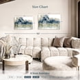 thumbnail image 4 of Elephant Stock Waters Edge I Wall Art - Horizontal Canvas Wall Art - Living Room Wall Decor - Abstract Canvas - Blue And Beige Decor By Carol Robinson - 30" x 20", 4 of 8