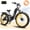 Black, variant on ESKUTE C300R 1500W Electric Bike for Adults, 48V 20.8Ah Battery, 26"x4.0" Fat Tire Step-Thru Ebike, 32MPH, 80 Miles, Full Suspension Electric Bicycle, 8-Speed Blue, UL2849