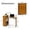 Brown + Bamboo + Bamboo + Metal, variant on Bamboo Folding Desk for Small Space, Computer Desk with Hidden Storage, Mid Century Foldable Table for Home Office and Bedroom, Walnut Brown