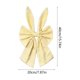 thumbnail image 3 of Uuiauoio Easter Bunny Ear Bow Pendant, Holiday Party and Home Decoration for Easter, Festive Hanging Ornament for Door and Wall, Reusable Seasonal Decor, 3 of 6