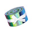 thumbnail image 1 of Bandes de Tissu en Coton Roulées Jelly Rouleaux Roulés Matelassage Tissu d'Artisanat Option1 A 36 Pcs, 1 of 9