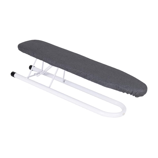 DOLITY Foldable Ironing Board Compact Home Travel Use Ironing Garments Space Saving Black