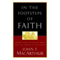 In the Footsteps of Faith : Lessons from the Lives of Great Men and Women of the Bible (Hardcover) 9781581340198