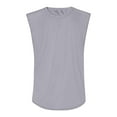 thumbnail image 4 of ADSSDQ Mens Sleeveless Tank Tops Workout Athletic Muscle Gym Shirt Casual Summer Beach T Shirts Gray M, 4 of 5