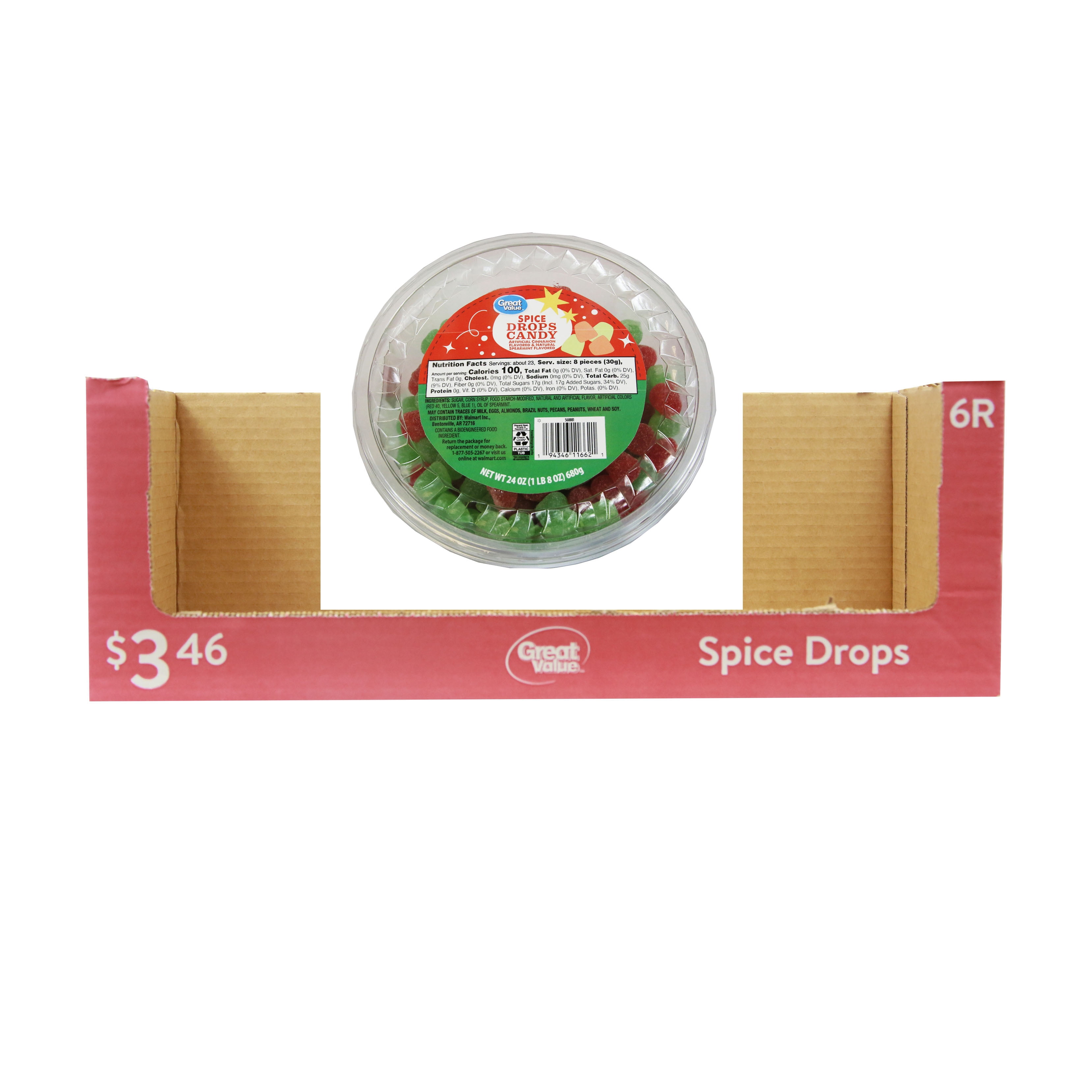 Great Value Spice Drops Candy, 24 oz