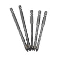 thumbnail image 2 of Set of 5 Eccentric Triangle Drill Bits Suitable for Precision Drilling in Various Hard Surfaces Including Glass and Concrete, 2 of 12
