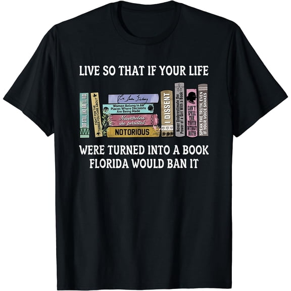 Live So That If Your Life Were Turned Into A Book T-Shirt Black Small