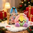 thumbnail image 5 of Christmas Bun Pillows Home Decor Giant Dumpling Pillow Cute Plush Stuffed Steamed Dumpling Slow Rebound Plush Pillow Decompression Fidget Stress Squeeze Ball for Adults Anxiety Relief-Christmas-13#, 5 of 6
