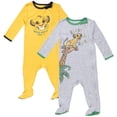 thumbnail image 1 of Disney Roi Lion Simba Ensemble de 2 Pyjamas pour Bébé Garçons Jaune/gris 12 Mois, 1 of 2