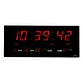 thumbnail image 1 of YUANOU Digital Home Large Big LED Wall Clock Desk With Calendar Temperaturen Digital Electronic Clocks Hoem Decoration(UK Plug), 1 of 7