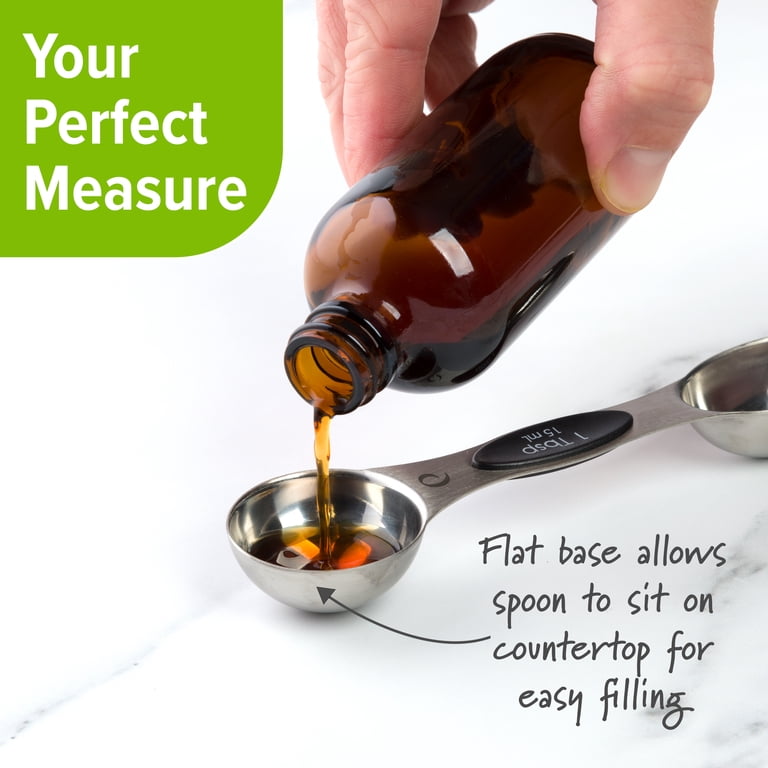 Prep Solutions Nesting Measuring Spoon Set, Stainless Steel photo 6