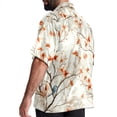 thumbnail image 3 of Tree Men's Short Sleeve Beach Shirts, Hawaiian Printed Button Down Summer Casual Unisex Men's Shirts, 3 of 6