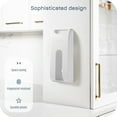 thumbnail image 5 of Manterio Wall Mount Plastic Bag Organizer | Durable Plastic Grocery Bag Saver | Smudge Proof, Fingerprint Resistant | White, 5 of 9