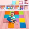 thumbnail image 2 of ToyVelt Foam Puzzle Floor Mat for Kids – Vibrant Interlocking Play Mat with Educational Alphabet Tiles, 2 of 7