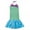 Green, variant on Gupgi Girl Halloween Cosplay Dress Mermaid Tail Ruffle Hem Fish Scale Dress
