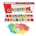 thumbnail image 3 of Children Toy Puzzle Toy Matching Puzzles Toy 3in1 Intelligent Children Matching Puzzle Early Education Block Matching Puzzles Kid Toy3in1 Rainbow Matching Toy, 3 of 8