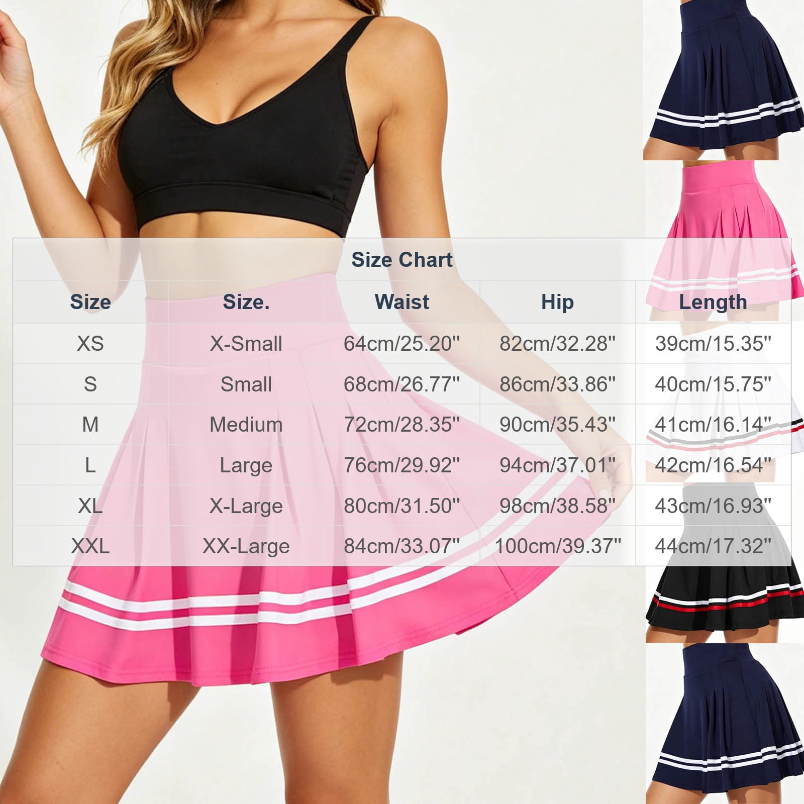 Aboser High Waisted Tennis Skirts for Women with Pockets Pleated Mini Skirt Casual Workout Athletic Skorts Flowy A Line Golf Skirts for Gym Pickleball Running Yoga