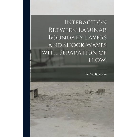 Interaction Between Laminar Boundary Layers and Shock Waves With Separation of Flow., (Paperback)