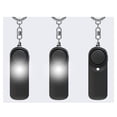 thumbnail image 4 of BESTSKY 2 Pcs Self Defense Keychain Personal Safety Security Alarm with LED Light 130DB Personal Alarms for Women Girls and Elderly People Black and Purple, 4 of 4