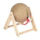 thumbnail image 5 of Poste rascador para gatos, pelota de juguete, soporte de madera, Protector de muebles en forma de V, duradero con campana y pluma interactiva para, 5 of 9