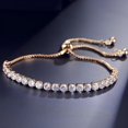thumbnail image 1 of Pulsera de tenis con cristales de circonita cúbica brillante 5A para mujer, 1 of 3