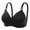 11-Black, variant on YWDJ Sleep Bras for Women Plus Size Closure in Back Comfortable Bras Wireless Bras Adjustable Straps Full Coverage Push up Hollow Sleep Bras Padded Comfortable Wide Strap Bras Wrap Bras Red M