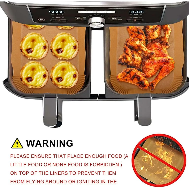  Marwiba Air Fryer Liners Disposable 7.9 Inches for 5-8 Qt  120Pcs with Oil Brush Air Fryer Disposable Paper Liners Non-Stick AirFryer  Liners for Frying, Baking & Cooking: Home & Kitchen