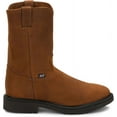 thumbnail image 2 of JUSTIN WORK Men's 10" Conductor Soft Toe Work Boot Bark - 4760, 2 of 7