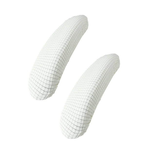 Naiovety Funda para silla antiarrugas de 2 piezas para sillas de hogar y oficina - Blanco arroz elegante Type3 NO3