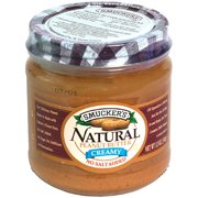 Smucker No Salt Natural Peanut Butter, 12 oz, (Pack of 12)