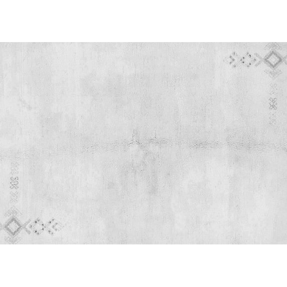 Ahgly Company Indoor Rectangle Solid Gray Modern Area Rugs, 4' x 6'