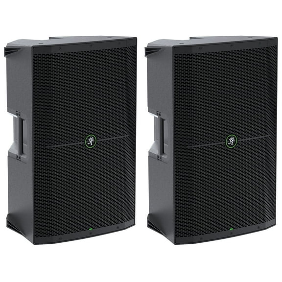 2 Mackie Thump215 15" 1400 Watt Powered Active DJ PA Speakers2 Mackie Thump215 15" 1400 Watt Powered Active DJ PA Speakers