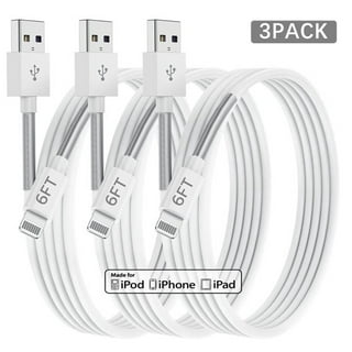  Overtime USB-C iPhone Charger Cable 6 Foot, Apple MFi Certified  USB Type C to Lightning Cable 6ft USBC for iPhone  13/12/11/Pro/Max/Mini/SE/XR/XS/X/8/7/Plus/6/6S, iPad/iPad Air 2/Mini 4/3/2,  White : Electronics