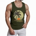 thumbnail image 3 of NOLDARES Mens Workout Tank Tops Cotton Loose Fit Soft Gym Muscle Shirt Sleeveless Classic T Shirts Summer Beach(AG,3XL), 3 of 9