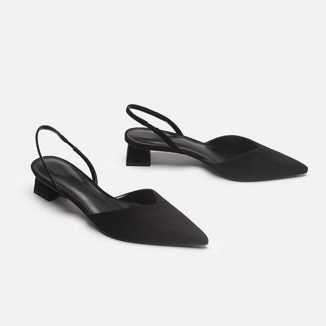 Teissuly Sandals Women Pointed Pumps Banquet Dress Shoes Hight Heel Mature Single Shoes Teissuly WER202401224770