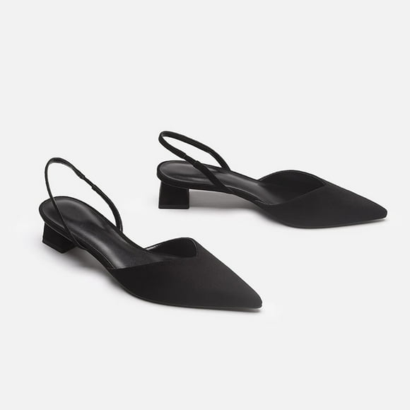 Cameland Sandales Femmes Escarpins Pointus Chaussures de Banquet Chaussures Habillées Talon Haut Chaussures Simples pour Femmes Matures