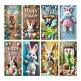 thumbnail image 6 of Nilvkv Easter Door Cover, 180x90CM/35.4x70.8" Holiday Bunny Eggs Banner Background Door Curtain for Party Supplies Home Decor, Easter Decorations, 6 of 6