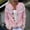 Pink, variant on Women's Western Ethnic Cable Knit Sweater Cardigan Open Front Crochet Button Down Long Sleeve Cardigans Sweaters Fall Winter Warm Knit Coat