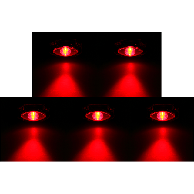 USB Light 3W Recargable Bicicleta trasera Impermeable Luz trasera Ciclismo