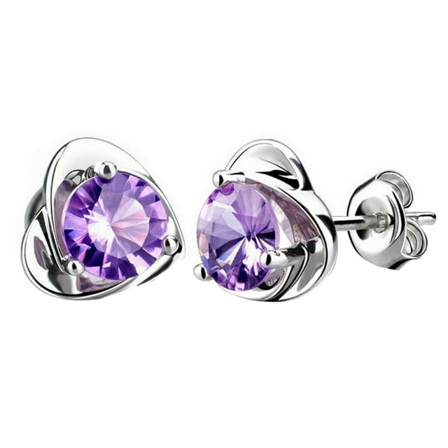 Paire de Boucles d'Oreilles Clous pour Femmes Bijoux de Mariage