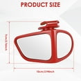 thumbnail image 2 of 2Pcs Car Blind Spot Mirror 360° Rotatable Rearview Mirror Auxiliary Mirror HD Glass Automobile Reversing Auxiliary Mirror Adjustable Angle for Cars Trucks SUVs Motorcycles, 2 of 10