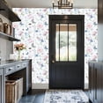 thumbnail image 6 of Peel and Stick Wallpaper Floral Watercolor Butterflies Bees Wall Mural 17.7in x 9.8ft Self Adhesive Removable Wall Paper Renter Friendly Wallpaper for Nursery Bedroom Cabinets, 6 of 8
