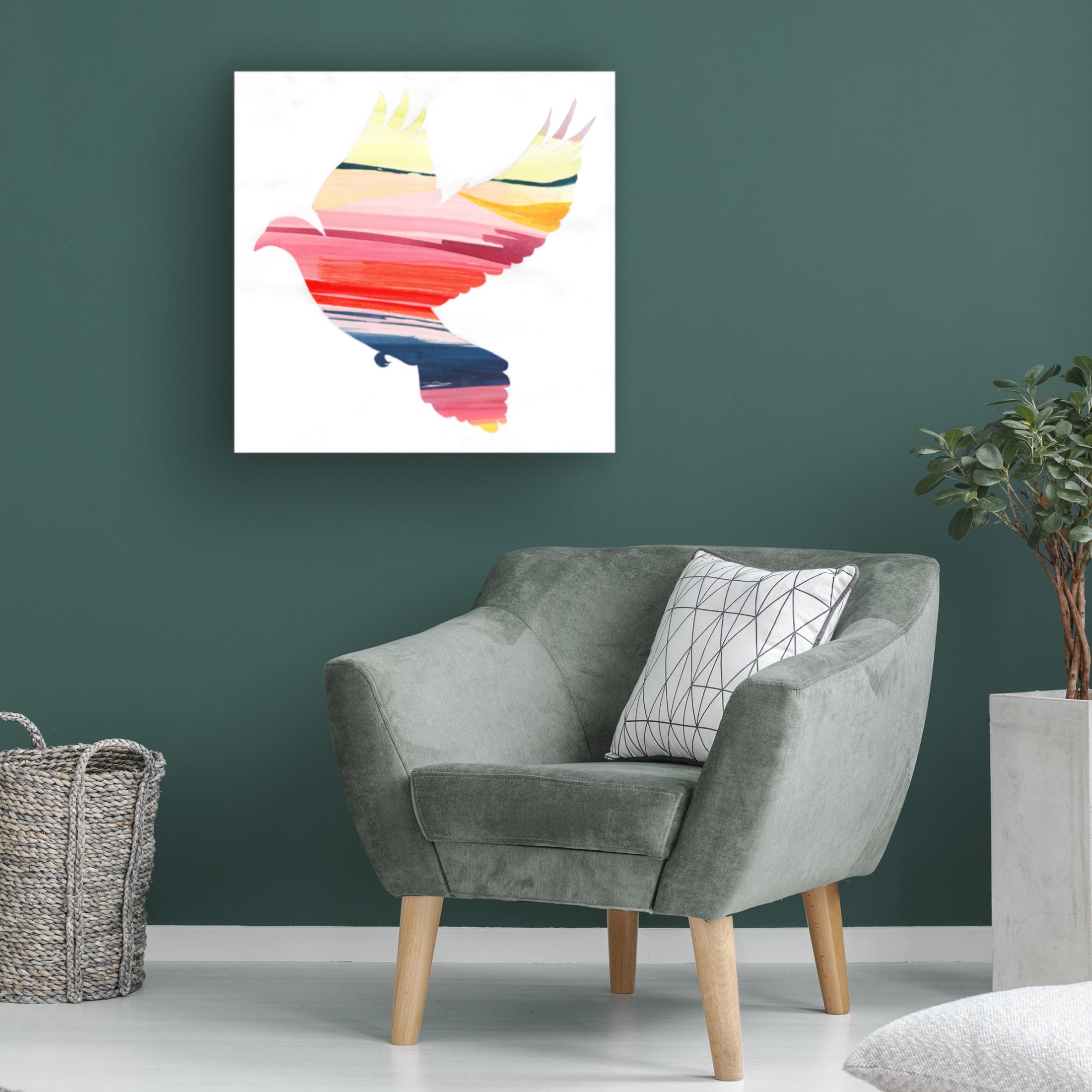 Trademark Fine Art Grace Popp  Firebird II Canvas Wall Art