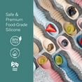 thumbnail image 4 of Sperric Baby Spoons Self Feeding Spoons - 6+ Months, Infant Spoons First Stage, Baby Led Weaning BPA Free Teething Spoons, Blue, 4 of 7