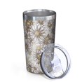 thumbnail image 2 of Sunflower 10oz Tumblers Stainless Steel Tumbler with Lid and Straw,Vacuum Insulated Double Wall Travel Tumbler Cups with Cleaning Brush for Coffee, Tea, 2 of 4